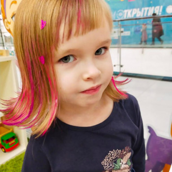Детская укладка волос