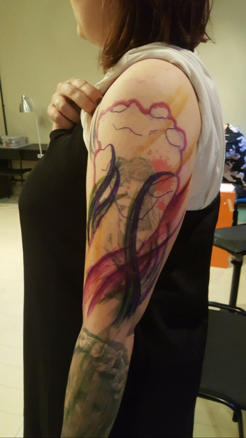  , photo - Тату мастер Григорий Александрин