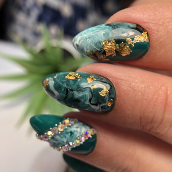 Снятие+аппаратный маникюр + укрепление гелем +Выравнивание +