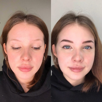 Комплекс оформление + окрашивание хной