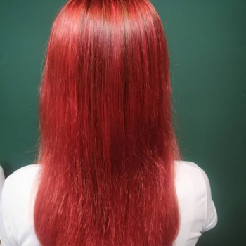 Окрашивание волос краской клиента