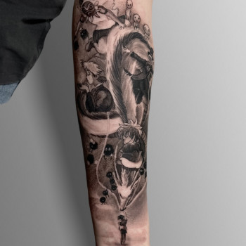 Перекрытие шрамов татуировкой
                    Tattoo-Meister Никита Кит Gelendzhik