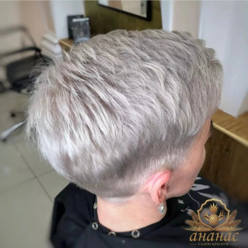 Осветление корней + тонирование на длину до 15 см 4300₽