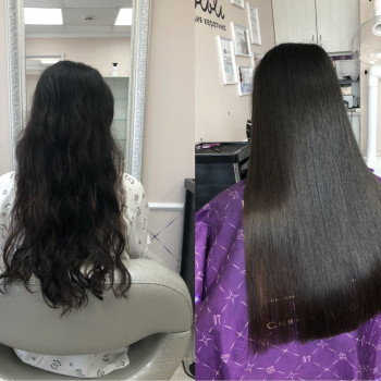 Кератиновое выпрямление волос Новосибирск - студия Chololi