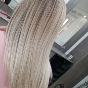 Тонирование блонда