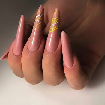 Моделирование ногтей 
Гель
Дизайн паутинка