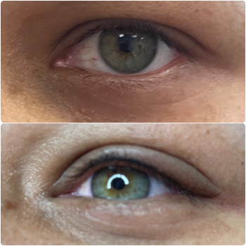 Перманентный макияж глаз
                    Permanent Makeup Master Александра Крупенникова Saint Petersburg