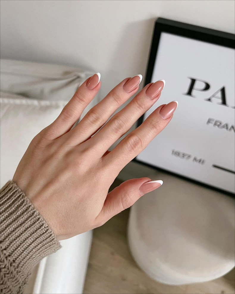 Beżowe francuski manicure, photo - Manicurzysta Polina