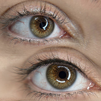 Перманентный макияж межресничного пространства до и после пр