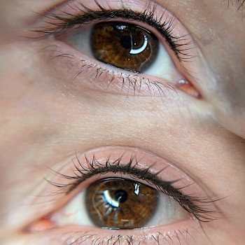 Перманентный макияж межресничного пространства  после процед