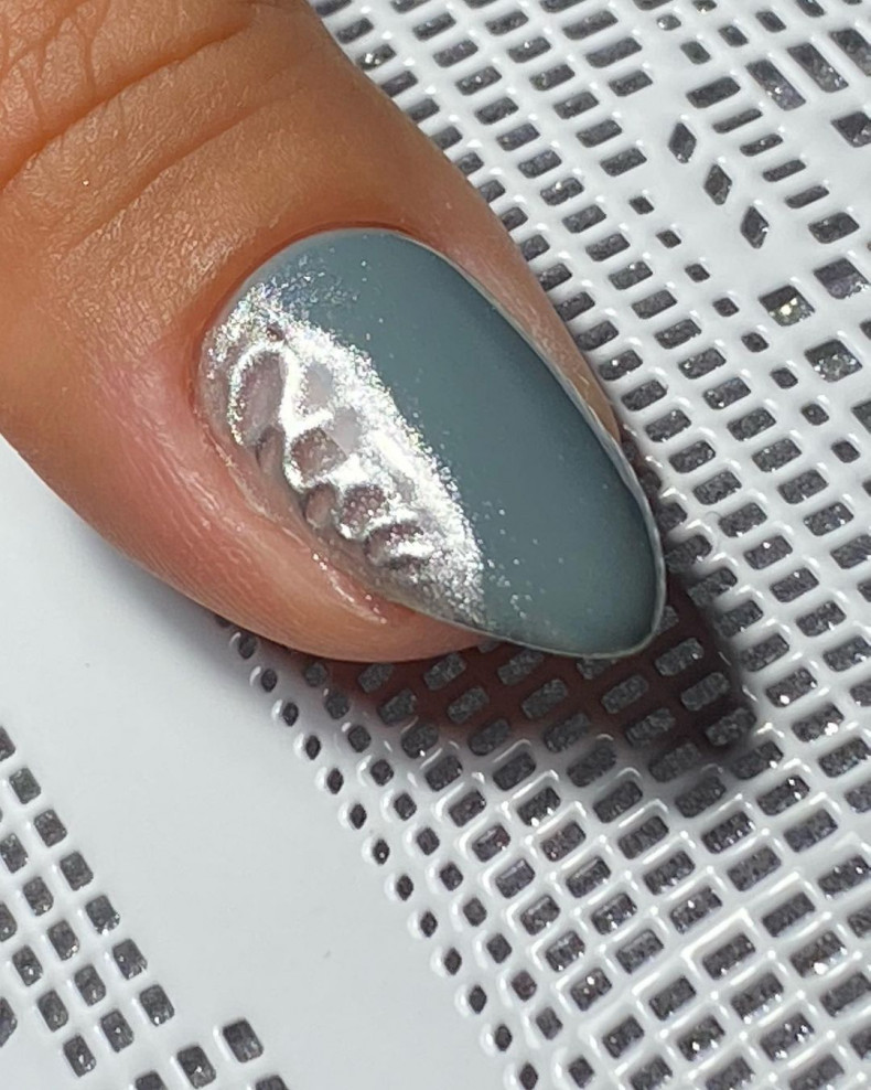 Srebrne szare, photo - Manicurzysta Alina