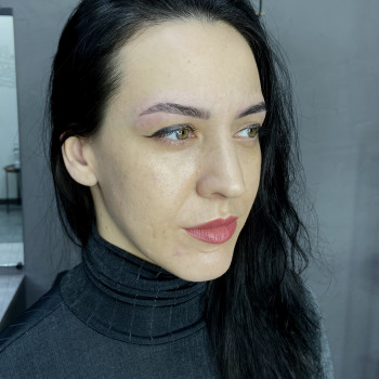 Перекрывали старый татуаж. Получили шикарные естественные бр