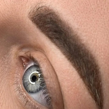 Татуаж бровей перебивка