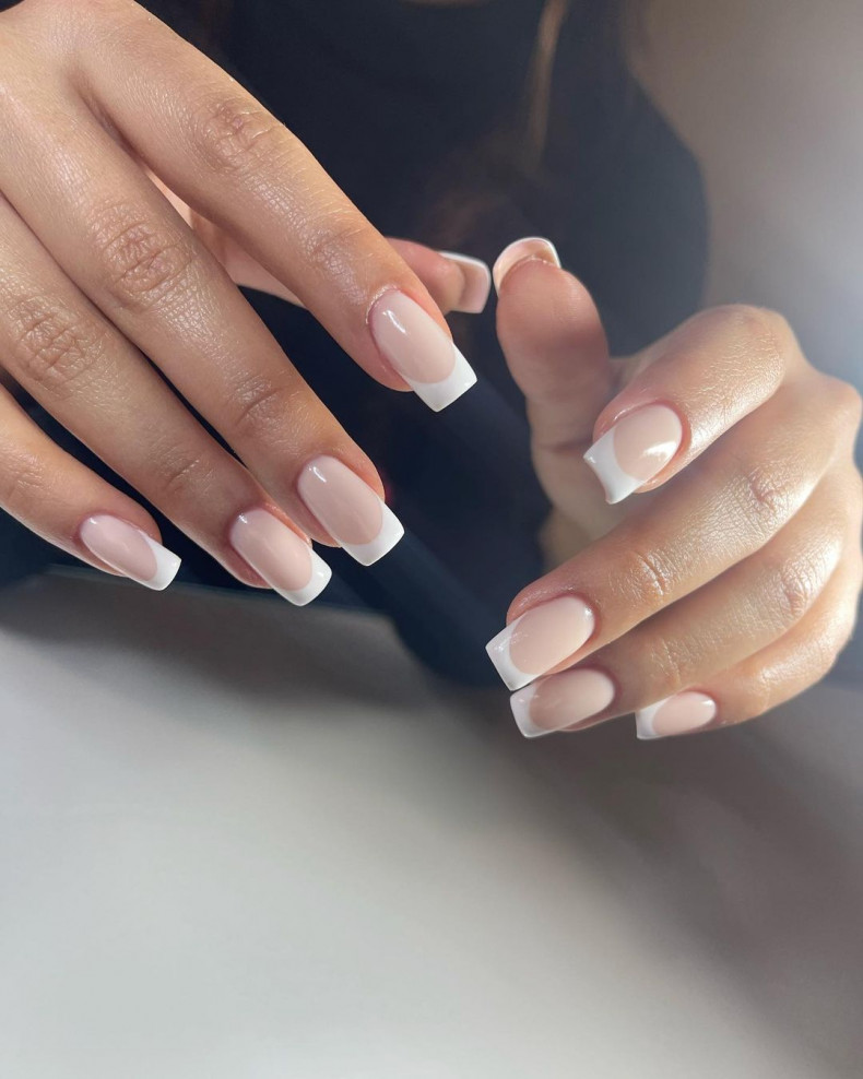 Französische maniküre, photo - Maniküre Alina Holovko