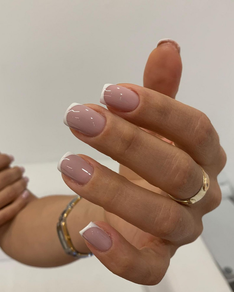 Französische maniküre, photo - Maniküre Kate