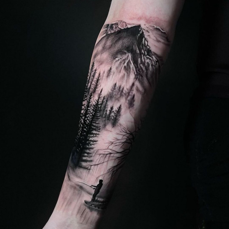 Männer Arm berge, photo - Tattoo-Studio Art Visions