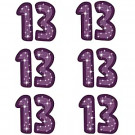 Fenyong Number 13 Temporary Tattoos Stickers Fake Tattoo Concert Rave Accessories Purple