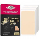 Tattoo Cover Up, Ultra-Thin Tattoo Cover Up Tape, Breathable and Waterproof Skin Concealing Tape, 6 Pcs (Fair Ivory)