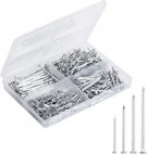 Mr. Pen- Nail Assortment Kit, 600pc, Small Nails, Nails, Nails for Hanging Pictures, Picture Hanging Nails, Finishing Nails, Hanging Nails, Picture Nails, Wall Nails for Hanging, Pin Nails