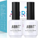 AIBRIT Gel Nail Polish Remover,Gel Polish Remover for Nails 2 pcs,Soak Off UV Gel Polish in 2-5 Minutes, 2 Pack 0.5 fl oz./15ml