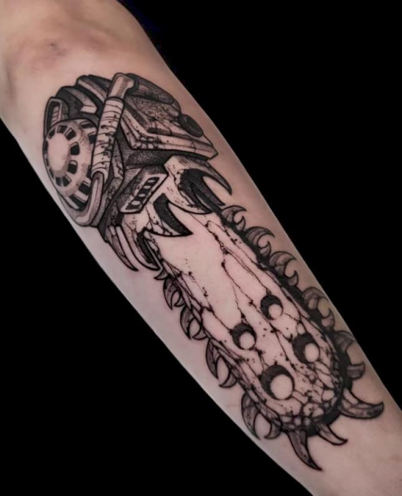 Men arm horror, photo - Tattoo Studio Officina