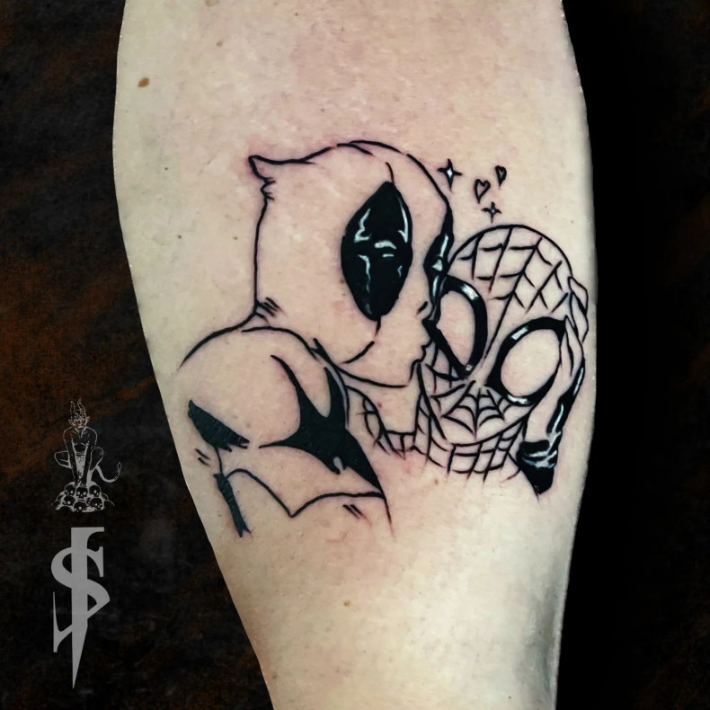 Men Marvel funny, photo - Tattoo Studio Iron Skin