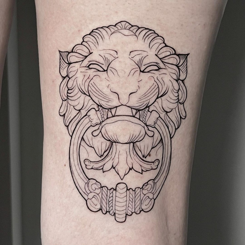 Lion, photo - Tattoo Studio Roots Tattoo