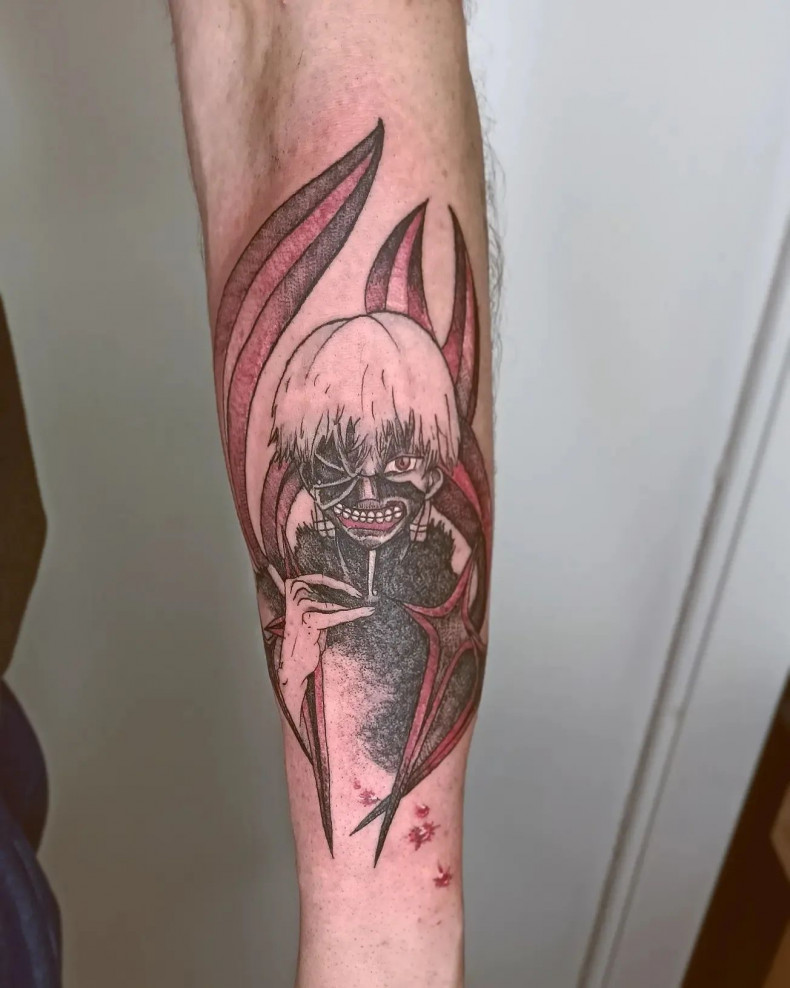 Männer Arm Anime-Serie, photo - Tattoo-Studio Mad Monkey Tattoo