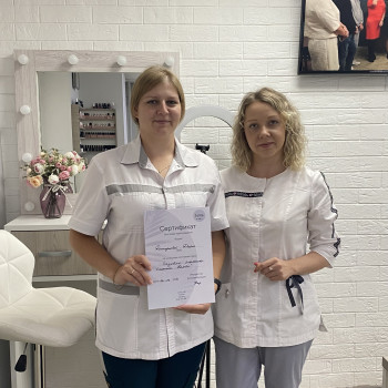 Фото с обучения -Базовый курс маникюра 5 дней 