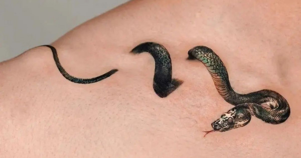 rattlesnake strike tattoo