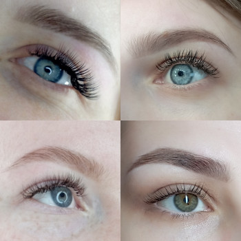 Окрашивание бровей