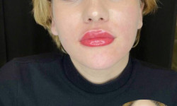 Перманентный макияж губ в технике помадный прокрас Мастер татуажа Ксения Остапенко Москва
