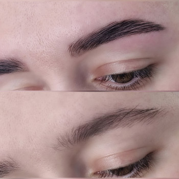 Долговременная укладка, коррекция и окрашивание бровей 