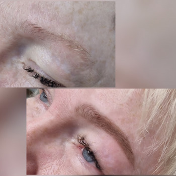 Коррекция и окрашивание бровей 