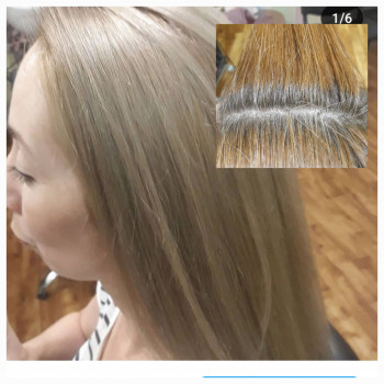 Висвітлення, фарбування сивини