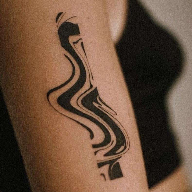 Абстракция6 контур , photo - Тату мастер Liza Lomami