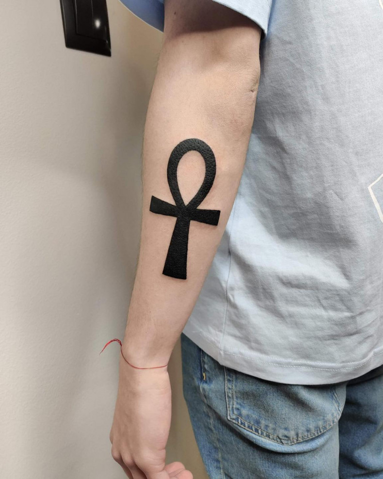 Männer Arm ägyptisch, photo - Tattoo-Studio Próżne