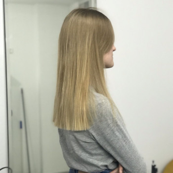 Стрижка длинные волосы