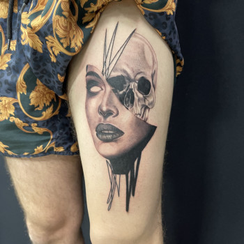 Tatuaż na ciele 
                    Tattoo Master Julia Bohdalova Poznan