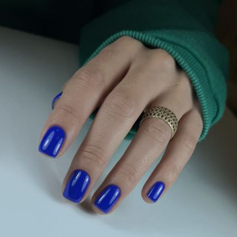 Krótkie niebieskie, photo - Manicurzysta Viktoriya
