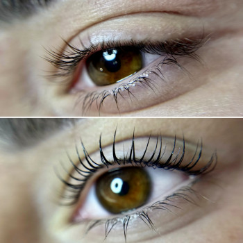 Ламинирование ресниц с окрашиванием и Ботокс