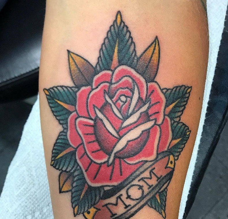 Mother old school rose, photo - Tattoo Studio NYC Tattoo Shop