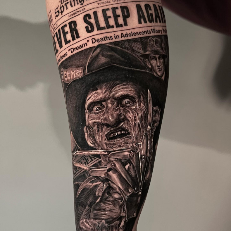 Horror, photo - Tattoo Master Alex Oberov