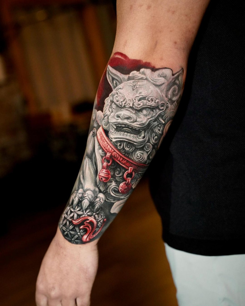 Men arm japanese, photo - Tattoo Master Egor Kubrak