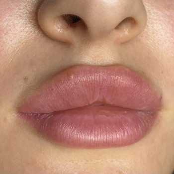 Зажившие губы после процедуры перманентна