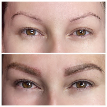 Перманентный макияж бровей