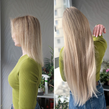 Наращивание волосы + Работа 900 zl