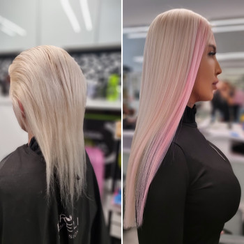 Наращивание волосы + работа 800 zl