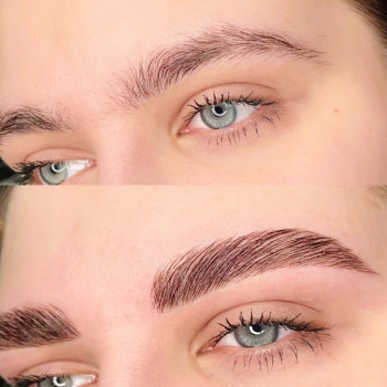 Ламинирование бровей.