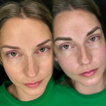 Перманентный макияж бровей